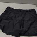 SUUKSESS Women High Waisted Bikini Sets with Skirt Sexy Crisscross Back Swimsuit (Medium, Black)