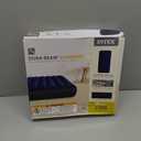 Intex 64757E Dura-Beam Standard Downy Air Mattress: Fiber-Tech - Twin Size - 10in Bed Height - 300lb Weight Capacity 