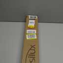 Persilux Cordless Zebra Blinds for Windows (34" W x 72" H, White) with Upgraded Cassette Light Filtering Dual Layers Sheer Roller Blinds Energy Saving Shades for Office and Home