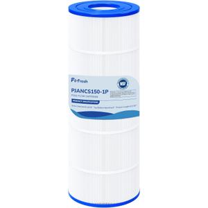 Fil-fresh CS150 Pool Filters Cartridge Compatible with Jandy CS150, Replaces Jandy R0462300, Pleatco PJANCS150, PXST150, Hayward CCX1500RE, 150 sq. ft, 1-Pack