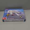 516 Pcs City Passenger Airplane Building Set, 6 IN1 Plane Building Blocks Toys, STEM Aircraft Bricks with Shuttle Bus, Baggage Truck,Airplanes Model Toys Gifts for Adults Boys Girls Age 6-12+