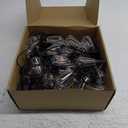 Stright Solar Powered String Light 100FT with Remote Control 8 Light Modes, Weatherproof Shatterproof ST38 LED Bulb 30 Sockets for Backyard Porch Cafe, Large Solar Panel