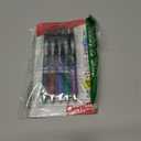 Pentel EnerGel RTX Retractable Liquid Gel Pen, (0.5mm), Fine Line, Metal Tip, Assorted Ink Colors, Pack of 5 (BLN75BP5M)