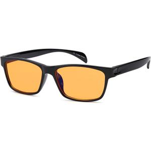 GAMMA RAY OPTICS Blue Light Blocking Glasses Orange Tint (1.50x)