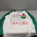 T-Shirt Women Long Sleeve Shirt Stole Christmas Funny Printing Unisex Style Girls Ladys i m Booked (XX-Large, Green)