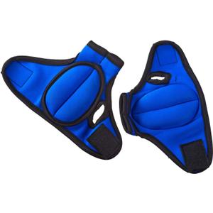 ProsourceFit Weighted Gloves, Pair of Heavy Duty 2 lb. Neoprene for Sculpting and Aerobics (Blue)