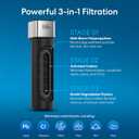 Brio 11" Under Sink Water Filter System for Kitchen & Bathroom Faucet | 3-Stage Single Housing 0.5 Micron Filters PFAS, Chlorine, Lead, Mercury+ | 10,000 Gallons or 2 Years | NSF 42 & 372 Certified