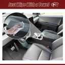 GearUp Center Console Armrest Cover Compatible with Tesla Cybertruck 2025 2024 2023(Matte Carbon Fiber)