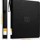 X PRO Top Load Card Binder - Compatible with Top-loading Card Cases - Fits 252 | 20 Premium Loaders Included | 9-Pocket Ringless Double-Sided Pages | Premium Storage for TCG & Sports Cards