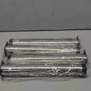 14 Inch Metal Furniture Legs Stainless Steel Adjustable Legs Silver Metal Legs Round Cabinet Legs for Coffee Table Cabinet Desk Sofa Shelves, Pack of 4