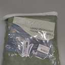 Light Sage Green Linen Curtains 84 Inch Length 2 Panels for Living Room Bedroom, Light Filtering Sheer Curtains 84 Inches, Modern Farmhouse Grommet Semi Sheer Soft Privacy Drapes