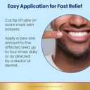 Anbesol Gel Maximum Strength - Instant Oral Pain Relief for Toothaches, Canker Sores, Sore Gums, Denture Pain - 0.33 oz