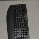 Ergonomic Wireless Keyboard and Mouse Combo, 30dB Quiet Full Size Keyboard Set with Wave Keys & Soft Palm Rest, Dual-System Switch for Windows/ Mac, Ideal for Business Teams Home Office—Sablute
(Black)