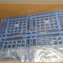 Lineshading Plastic Pallet 32 x 24 x 6 Inch Blue Polyethylene Pallet Breathable Grid Lightweight Storage Pad for Wet Basement Floor Storage Outside Supermarket Garage (Static Load 3 Tons Style)