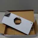 Door Knob Reinforcement Plate, Matte Black, Fits 1-3/8" Doors, 2-3/8" Backset, Door Lock and Door Knob Cover Plate, Deadbolt Cover Plate, Reinforce and Repair Wood or Metal Doors