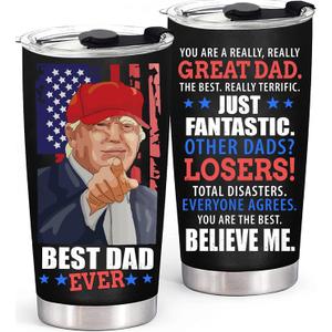 Gifts for Dad from Daughter, Son - Birthday Gifts Birthday Gift, Fathers Day - Christmas from Daughter Son Wife - Present, New Dad Gifts for Men-Tumbler 20oz