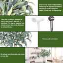 Artificial Greenery Stems for Vase, 5 Pcs Tall Fake Plants Branches Faux Greenery Twigs Leaf for Indoor Home Office Vase Filler for centerpieces, Dark Green