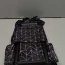 Small Collapsible Shopping Cart,Shopping Cart with Wheels,Folding Portable Bag,Waterproof Rolling Bag,Trolley Tote Stair Climbing for Traveling,Gift for Women&Older (Black)