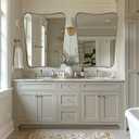 ANDY STAR Irregular 32"x40" Gold Mirrors for Bathroom Sink