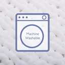 Bigacogo Chunky Knit Throw Blanket for Couch, 40x40 inches, 100% Hand Knitted with Thick Jumbo Chenille Yarn, Cozy Soft Large Rope Knot Cable Crochet Blankets for Sofa Bed Living Room, White