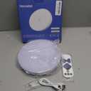 Homelist 2026 New 12000mAh Rechargeable Ceiling Light, Motion Sensor Ceiling Light with Remote, Battery Operated Closet Light for Shower, Garage, Porch, 6500K Cool White