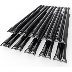 0.7mm Water Tubes for Pool Cover, 10 Pack 8 FT Extra-Thick | Double Chamber Pool Cover Weights for Pool Safety Covers, 3-Layer Composite Material, Black