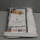 National Allergy Premium 100% Cotton Duvet Comforter Protector - Full/Queen Size - 86" x 86" - White - Breathable 300 Thread Count Hypoallergenic Cover - Zippered Encasement - Bedding Linen