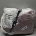 Electric Heated Blanket Throw Size 50"x60", Soft Flannel with Overheat Protection, 9 Adjustable Heat Settings & 10-Hour Auto-Off Timer, Fast Heating for Winter Comfort, Purple