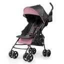 Summer by Ingenuity 3D Mini Convenience Stroller  Lightweight Stroller with Compact Fold, Multi-Position Recline, Canopy with Pop Out Sun Visor and More  Umbrella Stroller for Travel, Pink