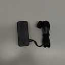 TESSAN Black Extension Cord 5 Ft, Flat Surge Protector Power Strip with 4 Wide Spaced AC Outlets 3 USB Ports (1 USB C), Ultra Thin Flat Plug with 900J Surge Protection, Office Dorm Room Essentials