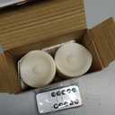 TECHLONG Flameless Candles Battery Operated with Remote Timer, 3D Moving Flame Flickering, Last 400+ Hours, 2" x 4" Ivory Real Wax Electric LED Candle for Christmas Home Wedding Decor, 2 Pack