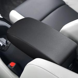 AOMSAZTO Armrest Covers for Corolla 2014-2019 Black Console Cushion for Corolla
