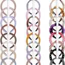 3 PCS Headband Holder Organizer for Girl,Hanging Hairband Storage for Women,White Hair Hoop Display Hair Accessories Organizer Bedroom College Dorm Decor