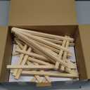 Canvas Boards with Easel for Painting 6 Pack 8 x 10 Inch Small Canvases Panels with Pine Easels Beginner PaintingKit for Acrylic Oil Watercolor Crafts Sip and Paint Art Party