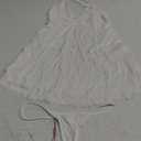 Avidlove Women Nightgown Sexy Sleepwear Lace Chemise V-neck Modal Babydoll Lounge Dress (Medium, White)