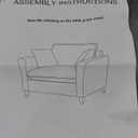 ERYE Oversized Living Room Accent Chair, Modern Chenille Upholstered Wider Seat Cloud Cushion Leisure Armchair Pure Color Sofachair W/2 Pillows and Removable Cover for Home Apartment,Bedroom,Office