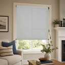 Aoodor Cordless Solar Roller Shade, 5'W x 8'H, Grey | 5% Openness Fabric, Sun Shade for Outdoor Gazebo Pergola Porch Use, 95% UV Protection Blinds, Gray, 60"W x 96"H