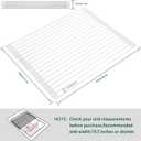 Roll Up Dish Drying Rack Over The Sink Kitchen Roll Up Sink Drying Rack Multipurpose Foldable Sink Drying Mat, Heat-Resistant, Anti-Slip & Anti-Rust Dish Rack for Kitchen, 20.5" x 13", White