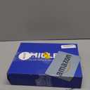 MIULEE Set of 2 Waffle Bathroom Rugs, Boho Bath Rugs Non Slip Washable, Super Absorbent Bath Mats, Ultra Soft Rubber Backed Shower Mats for Bathroom Floor, Tub, Brown & White, 17x24 Inch