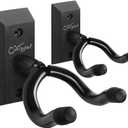 SNIGJAT Guitar Wall Mount 2 Pack, Guitar Hanger Wall Hook Holder Stand with Screws, Hardwood Mount Hanger for Acoustic Bass,Banjo, Mandolin Guitar, Bass, Banjo, Mandolin