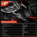A-Premium Rear Catalytic Converter Kit Direct-Fit Compatible with Dodge Grand Caravan 2008-2010 & Chrysler Town & Country 2008-2010 & Volkswagen Routan 2009-2010, 3.3L 3.8L, EPA Compliant