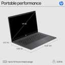 HP Chromebook 14 inch Laptop, HD Display, Intel Processor N100, 8 GB RAM, 128 GB UFS, Intel UHD Graphics, Chrome OS, Chalkboard Gray, 14a-nf0099nr