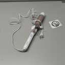 Conair Double Ceramic 1-1/2 Inch Curling Iron, 1.5-Inch Barrel Creates Soft Waves and Curls, Hair Curler for Use on Medium and Long Hair, White (White/Rose Gold)