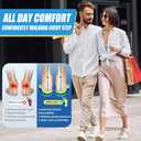 Arch Support Inserts for Women & Men, Lightweight Running Sport Insoles & Plantar Fasciitis Relief Shoe Insoles - Shock Absorbing Orthotic Inserts for Flat Feet, Running & All-Day Comfort - M Size (M (Womens 8.5-9.5 | Mens 7-8))