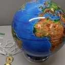 World Globe with Illuminated Constellations  13 Light Up Globe For Kids & Adults  Gist - Compass Included Makes Great Educational Toys, Office Supplies, Teacher Desk Dcor, More by Get Life Basics