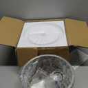 Crystal Ceiling Light Fixture, Modern Semi Flush Mount Ceiling Light,Crystal Chandelier for Kitchen Bedroom Bathroom Entryway Nickel Finish (Bulb not Included) (Silver)