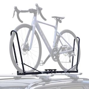 Upright Roof Bike Rack Mount, 2 Arms, Rooftop Bike Carrier for SUV CAR