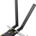 TP-Link AC1200 PCIe WiFi Card for Desktop PC (Archer T5E) - Bluetooth 5.0, Dual Band Wireless Network Card (2.4Ghz and 5Ghz) for Gaming and Streaming, 2 High Gain Antennas, Supports Windows 10/11