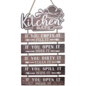 Kitchen Rules Pictures Funny kitchen Signs Wall Decor Rustic Farmhouse Wall Art Decor Western Kitchen Decor Wooden Sign
