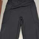 Womens Yoga Pants with Pockets High Waisted Flare Leggings Bell Bottom Yoga Dress Pants Seamless Bootcut Pants (Small, Black)